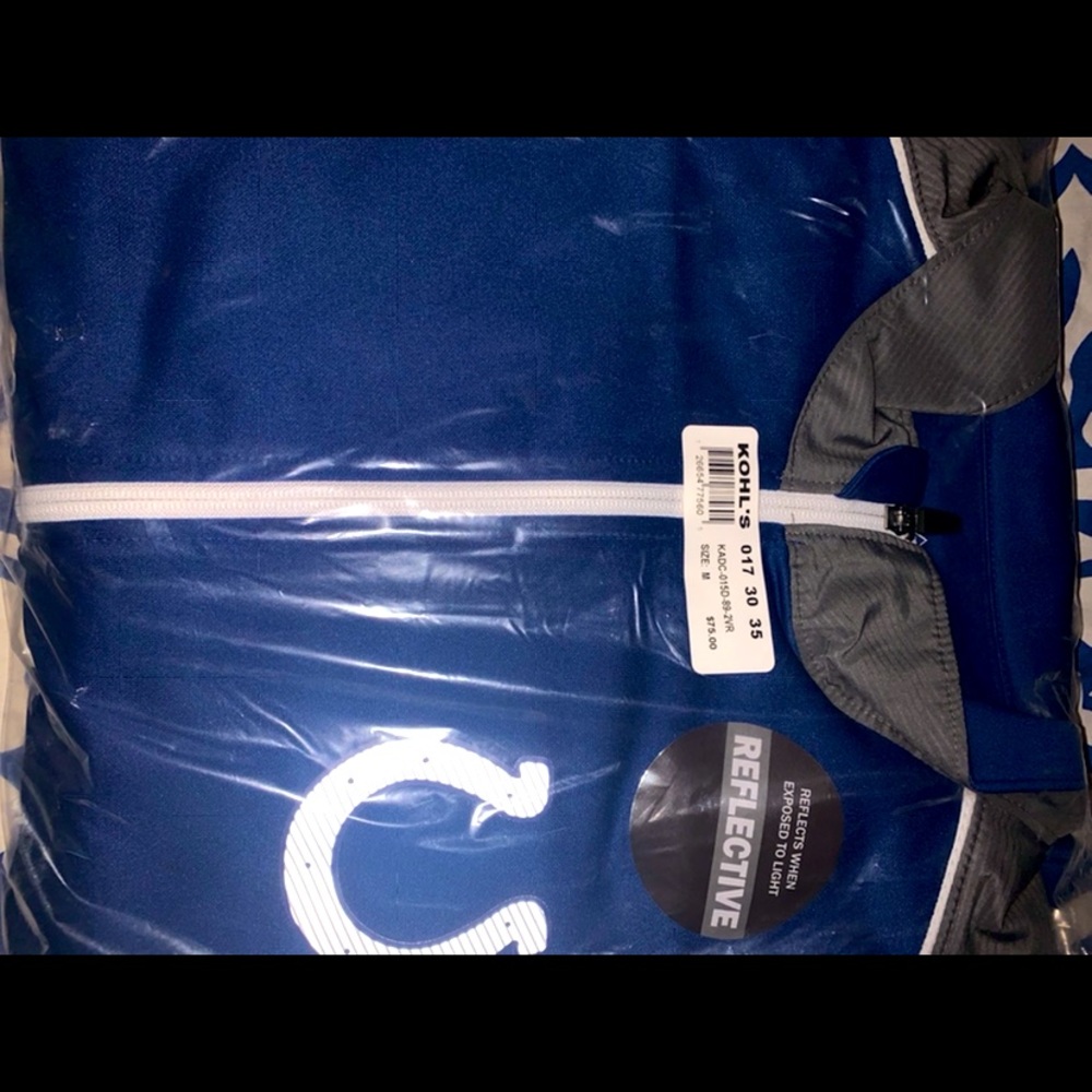 Colts reflective zip up